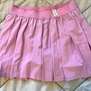 Alo Pleated Athletic Skirt in light Pink